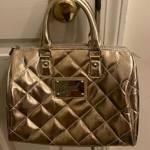 Victoria Secret Metallic Gold Bag